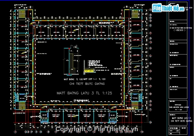 trường THCS,Hồ sơ thiết kế,full bản vẽ trường học,nhà trường